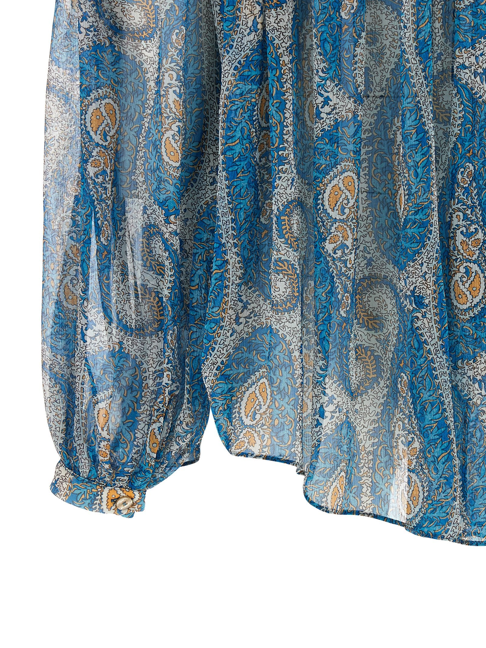 Silk shirt Light Blue Shirt, Blouse