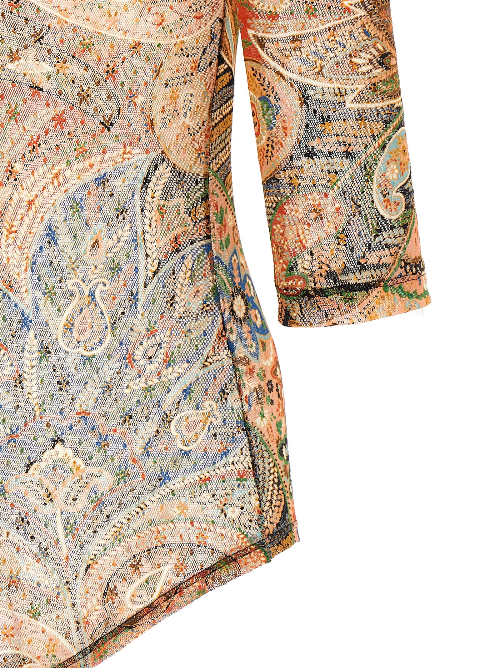 Body Paisley foliage Multicolor Polyamide Tops
