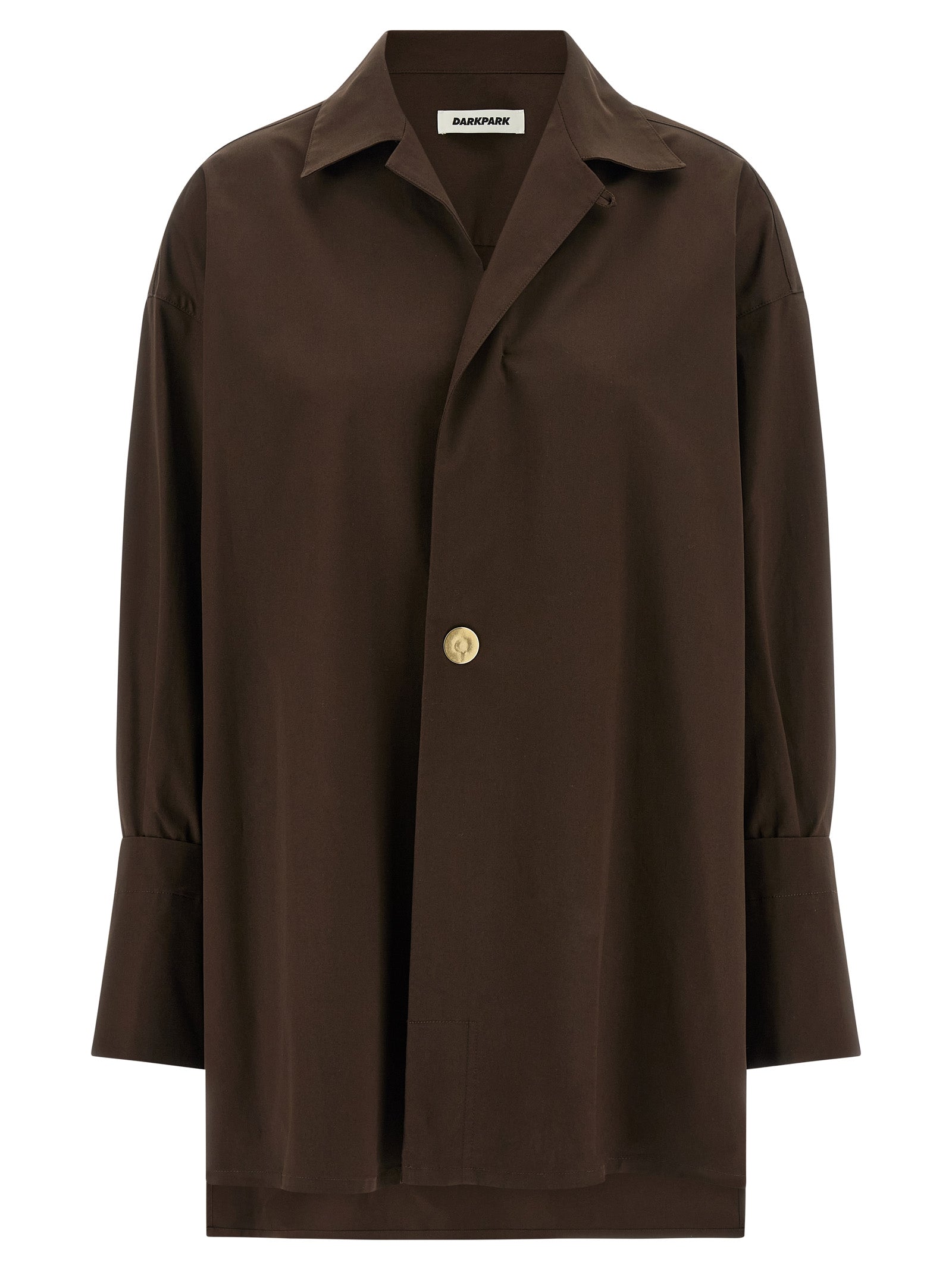 Jodie shirt Brown Cotton Shirt, Blouse