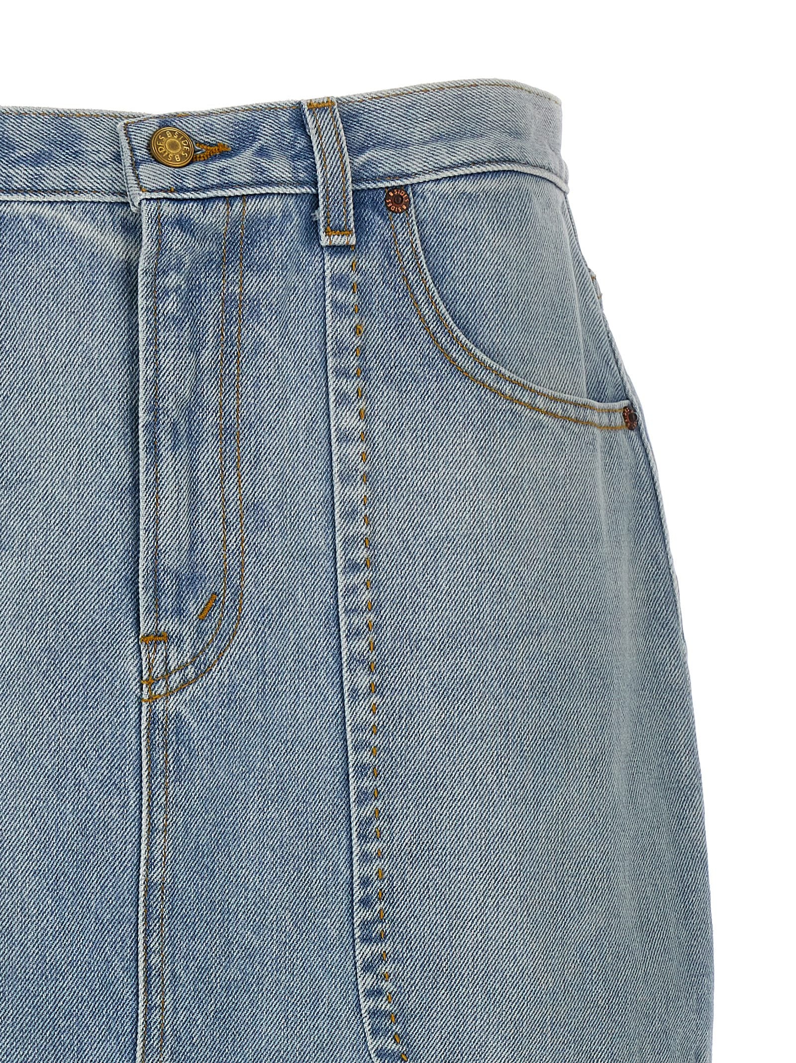 Hill skirt Light Blue Cotton