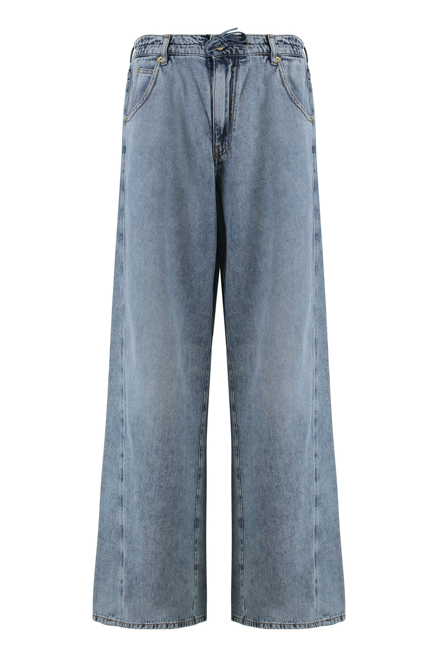Iris 5-Pocket Straight-Leg Jeans Denim Lyocell