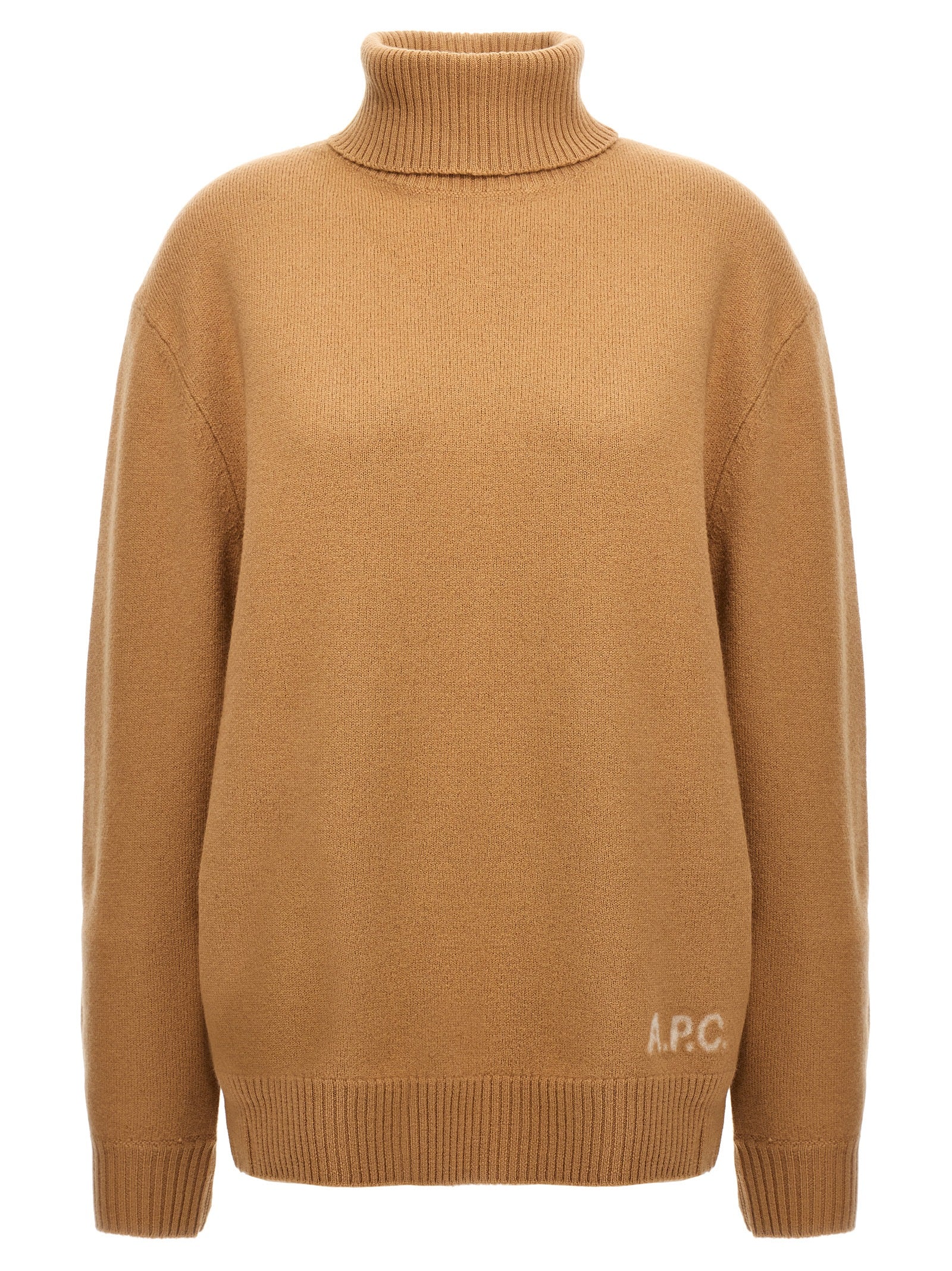 Walter sweater Beige Virgin Wool Sweater, Cardigans