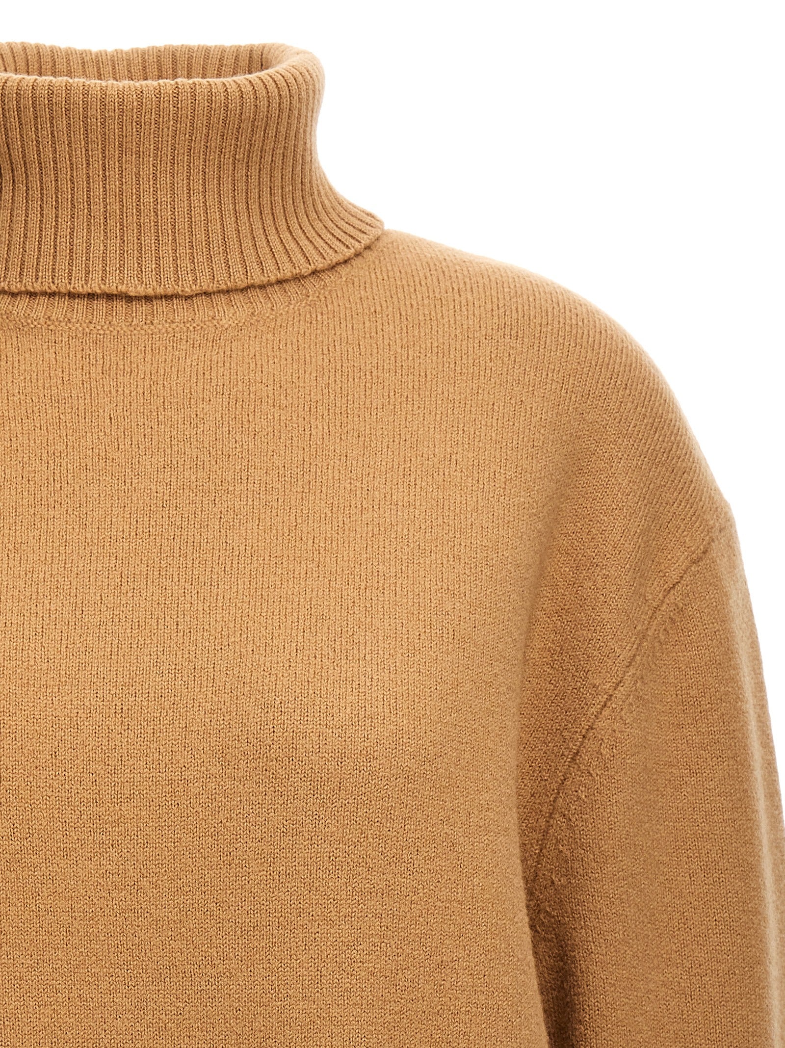 Walter sweater Beige Virgin Wool Sweater, Cardigans
