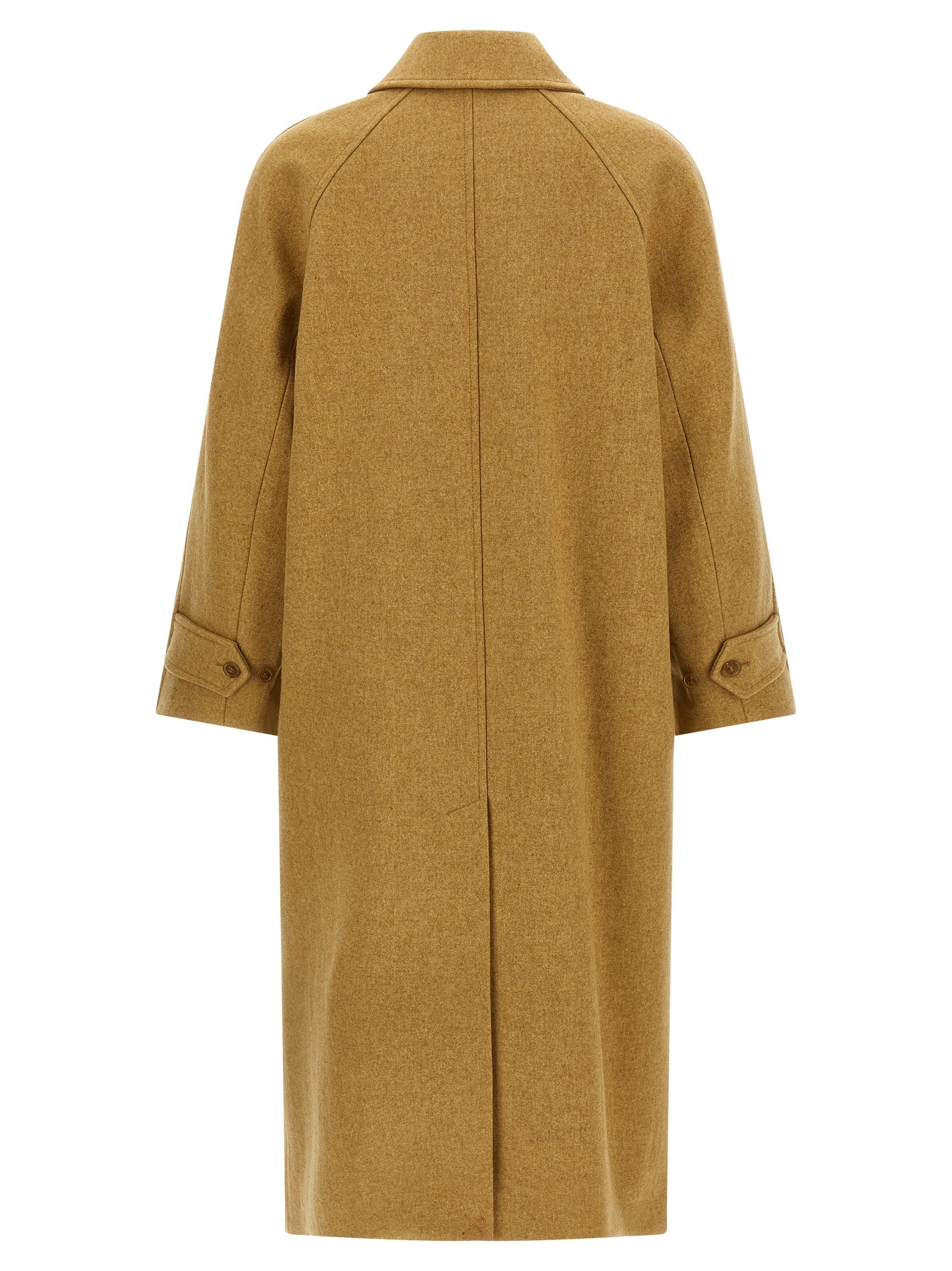 Wool coat Beige Virgin Coats, Trench
