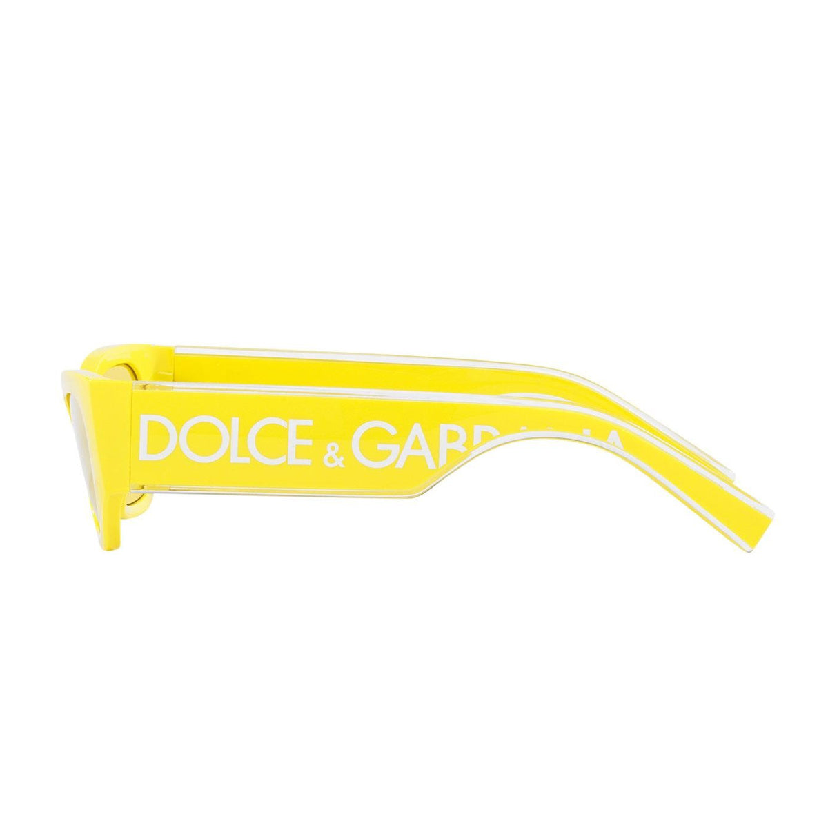 DG6186 333485 Giallo Celluloid Occhiali Sole