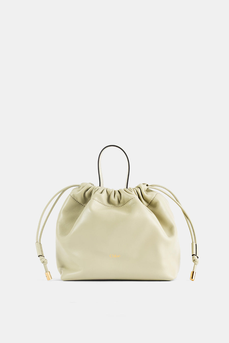 Chloé Nappa lambskin clutch in beige
