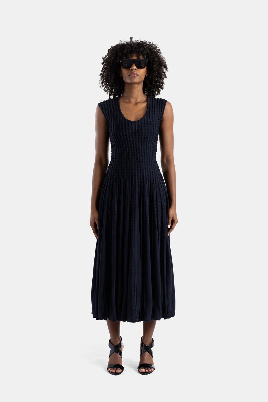 Maison AlaïA Wool dress in black
