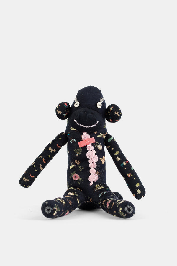 Sock Knit Doll Black Mix