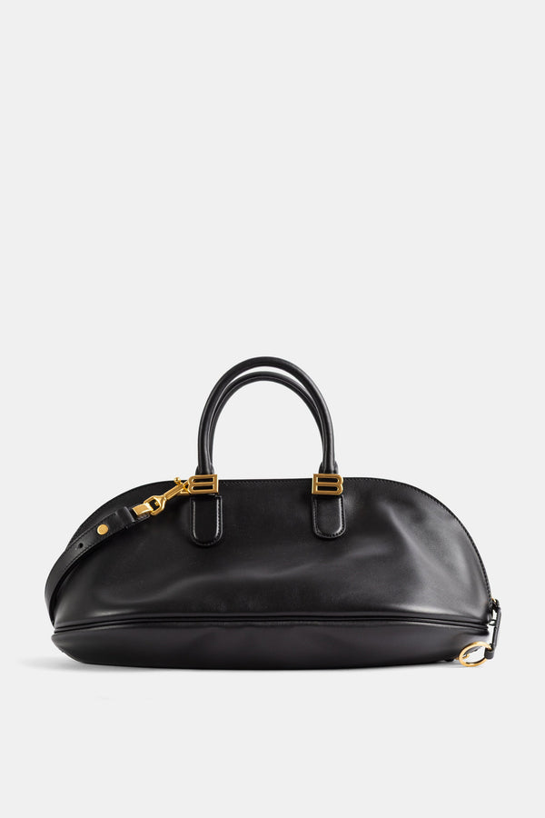 Balenciaga Smooth calfskin shoulder bag in black