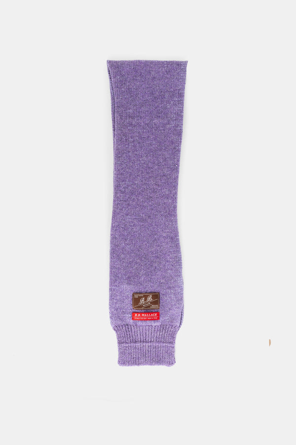 Bb Wallace Shetland wool scarf in purple