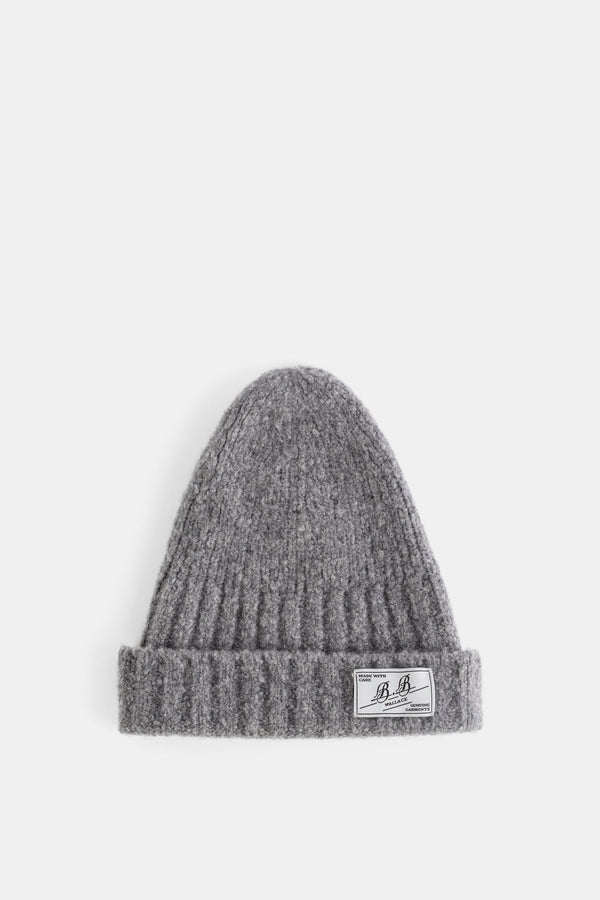 Bb Wallace A0011 Wool beanie in gray