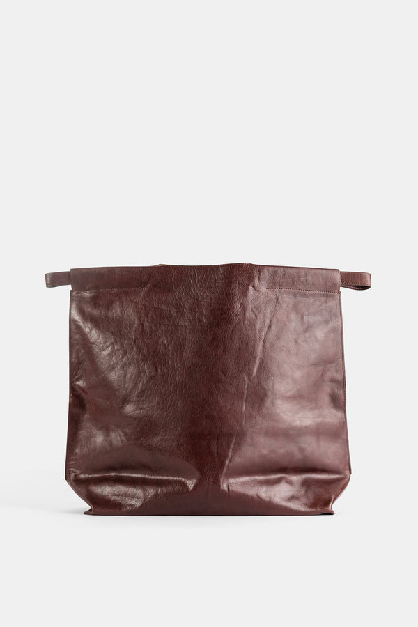 Bea Mombaers Leather shoulder bag in brown