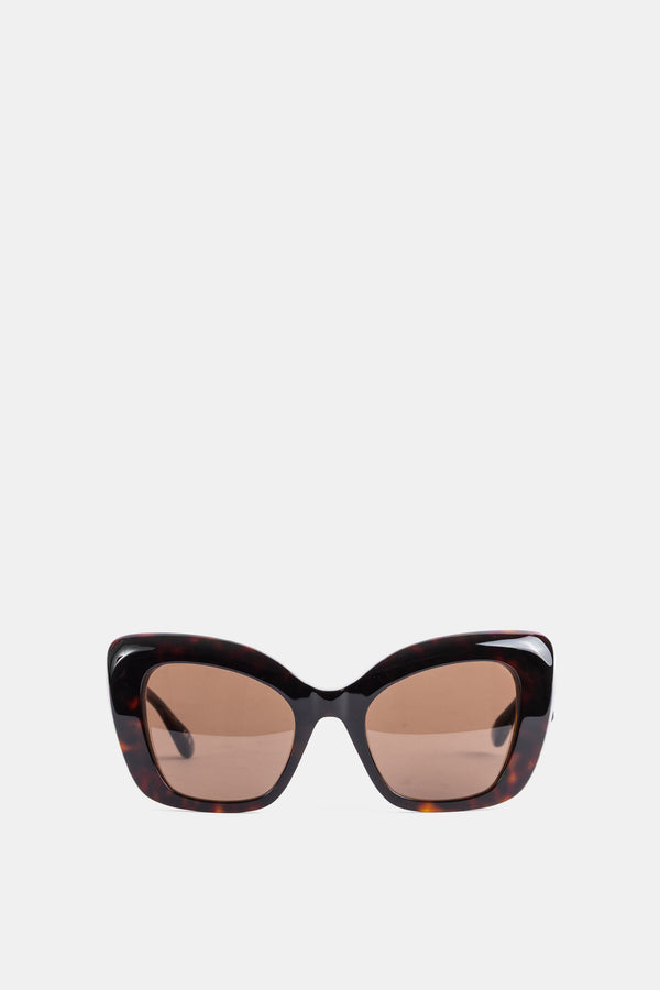 Balenciaga 870564-T0039 Tortoiseshell acetate sunglasses in brown