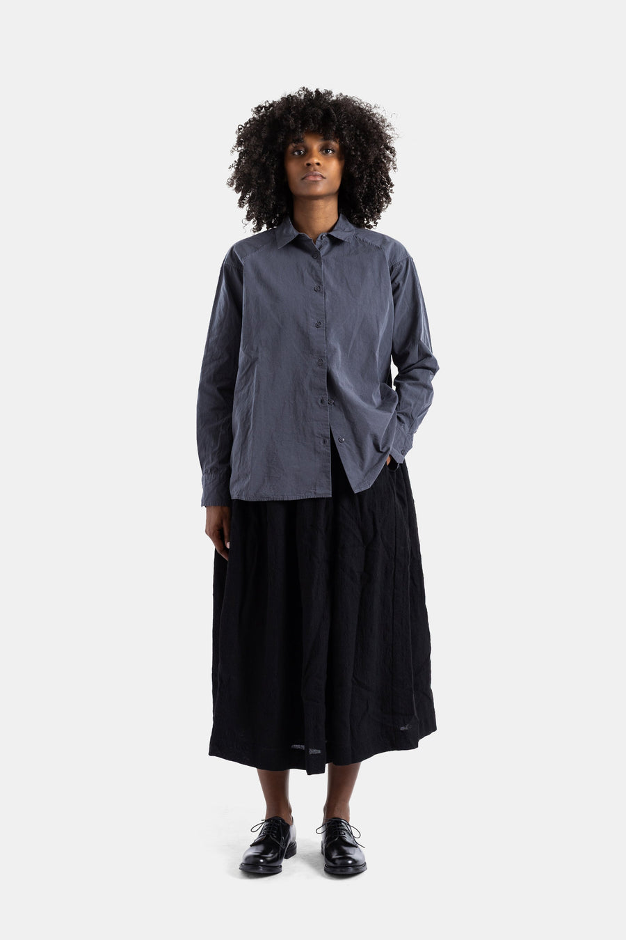 Casey Casey Linen skirt in black
