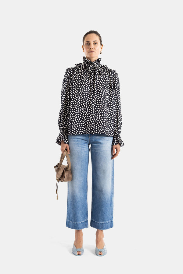 Chloé Viscose blouse in black
