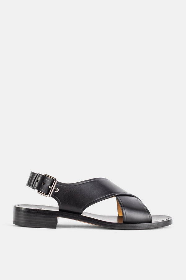 Church'S Prestige calfskin leather sandal in black