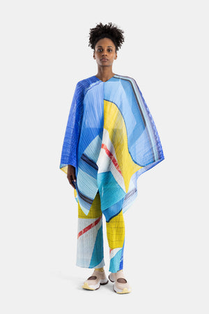 Pleats Please Issey Miyake trousers in multicolor