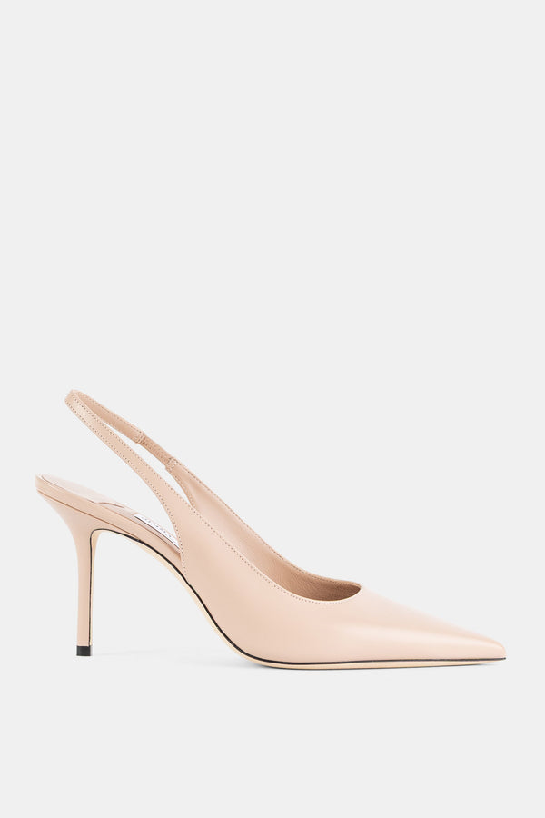 Jimmy Choo Brushed calf leather slingback pump in pink