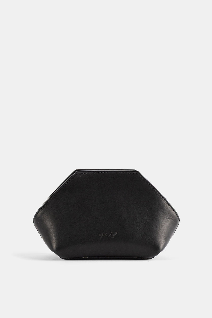 Marsell Black leather clutch in black