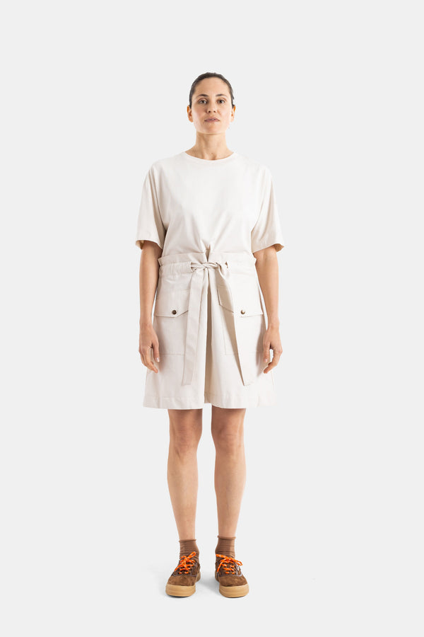 Moncler Jersey top dress in beige