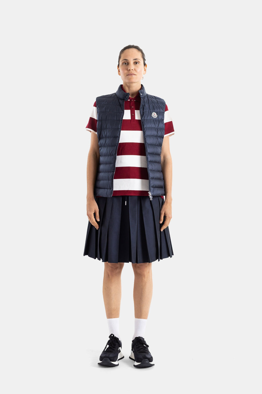 Moncler Nylon down vest in navy