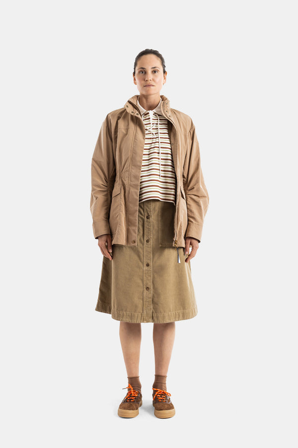 Moncler Nylon down jacket in beige
