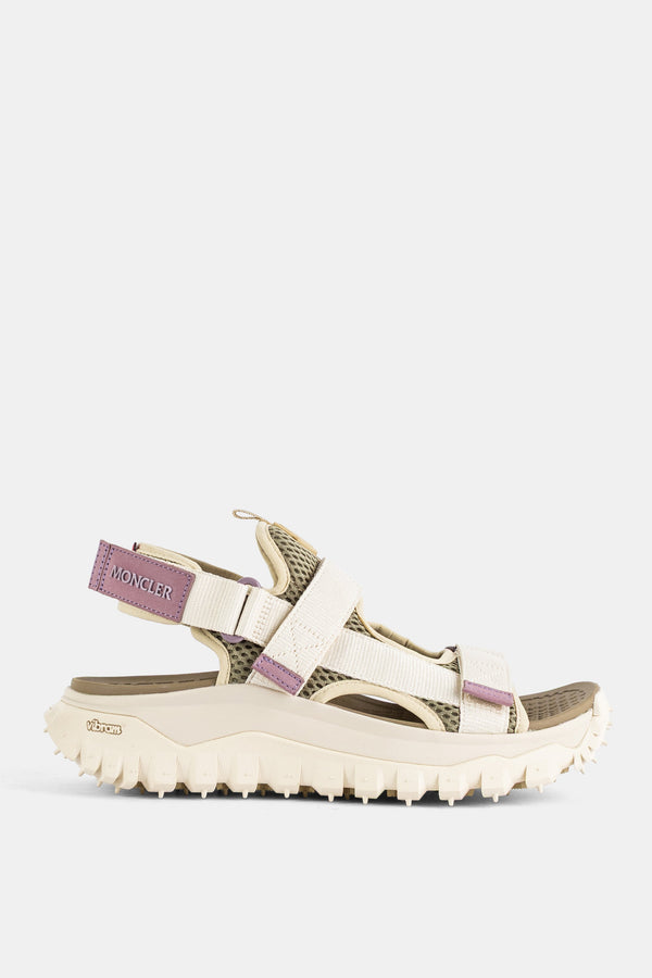 Moncler Cordura mesh trail sandal in beige