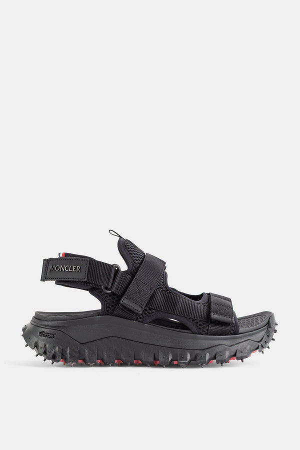 Moncler Cordura mesh trail sandal in black