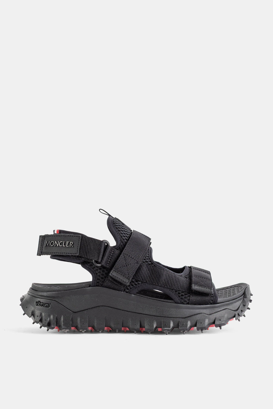 Moncler Cordura mesh trail sandal in black