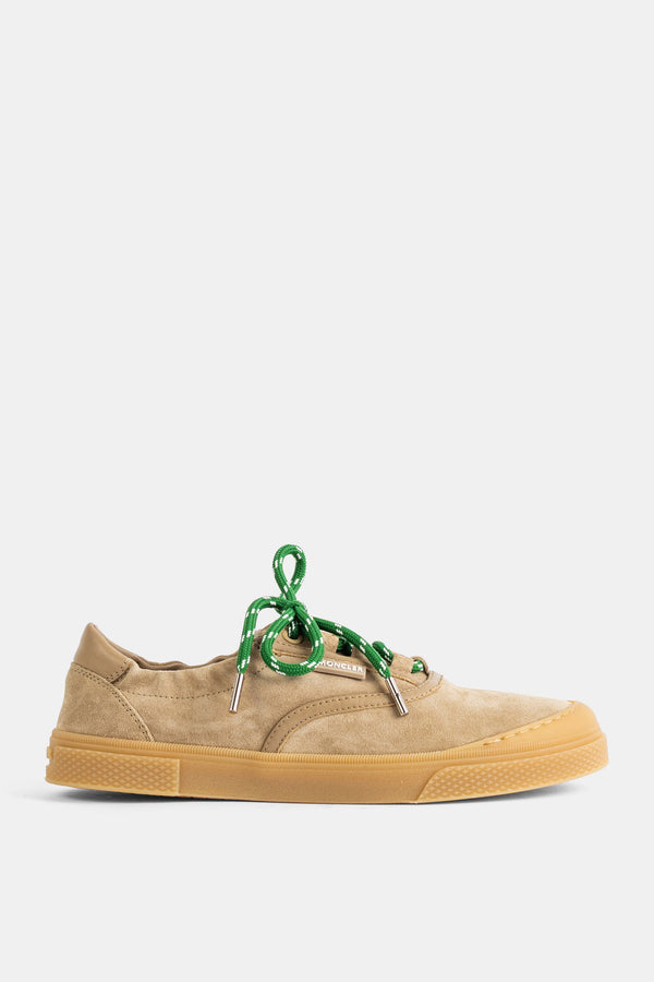Moncler Suede upper sneakers in beige
