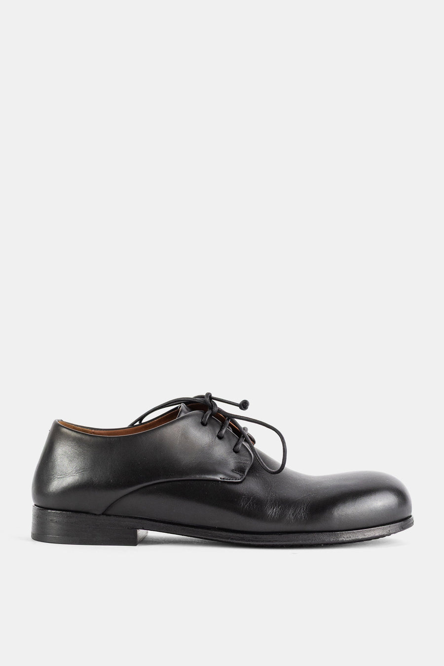 Marsell Calfskin leather oxford in black