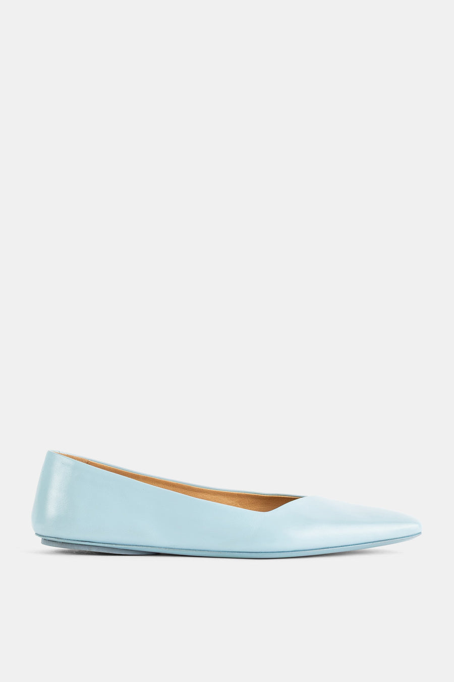 Marsell Lamb nappa leather ballerina flat in blue