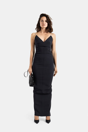 Rick Owens Satin dress in black