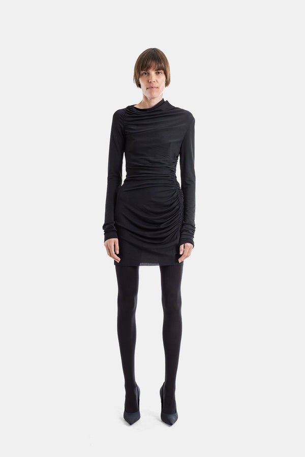 Rick Owens Stretch jersey dress in black