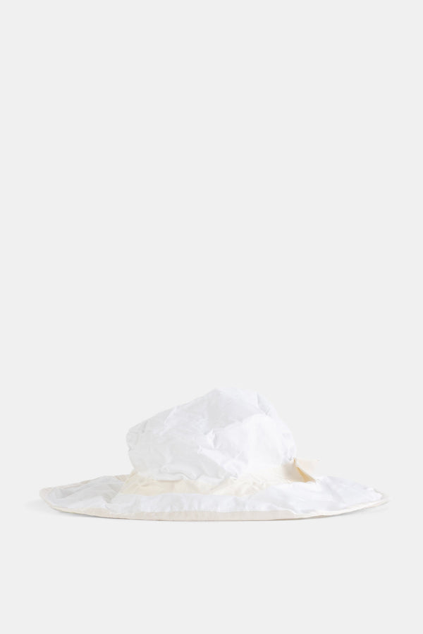Scha SCHA-1905 Pre-washed cotton sun hat in white