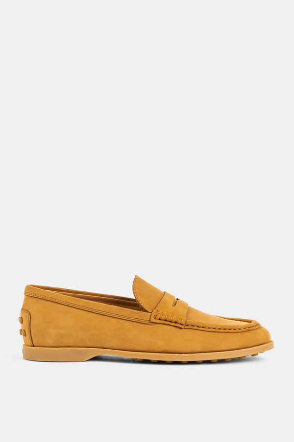 Tod's Nubuck loafer in camel
