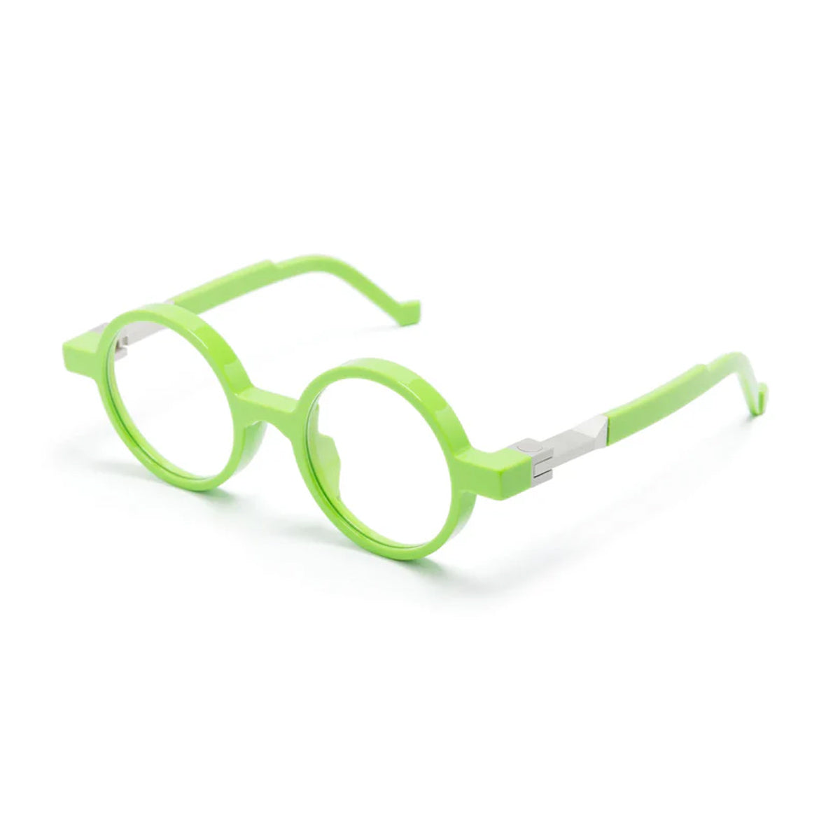 WL0008 White Label Acid Green Verde Bio-acetate/titanium Occhiali Vista