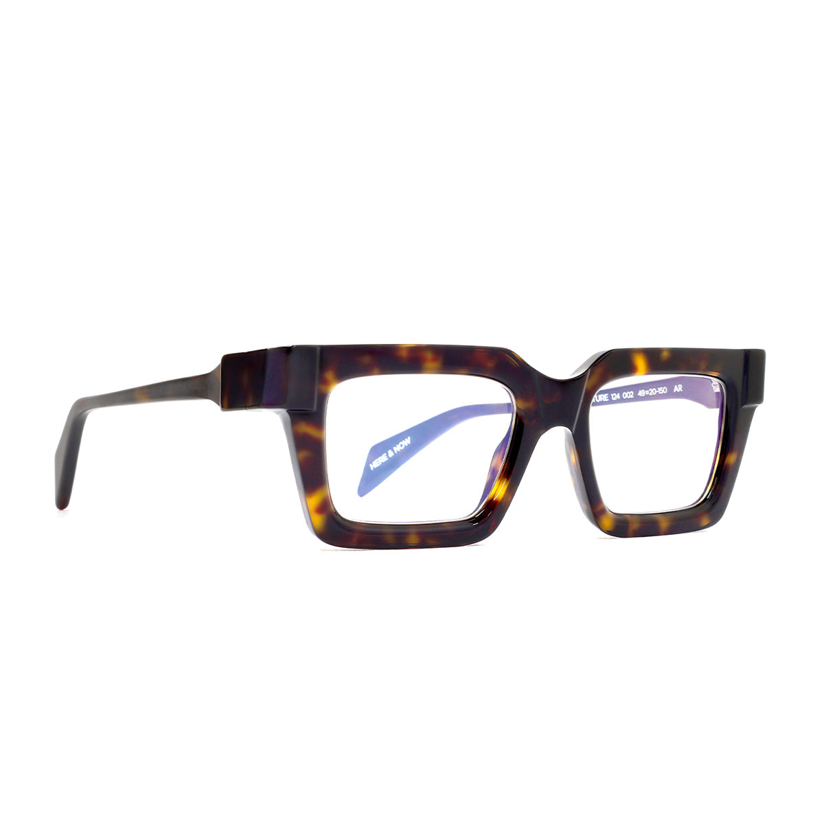 CREATURE 124 002 Havana Scuro Marrone Acetate Occhiali Da Vista