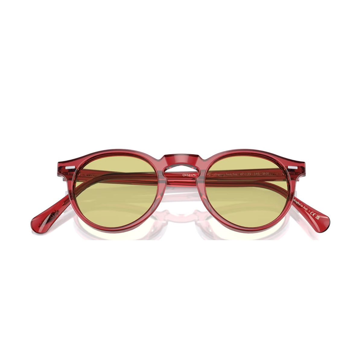 OV5217S 17644C Rosso Acetate Occhiali Sole