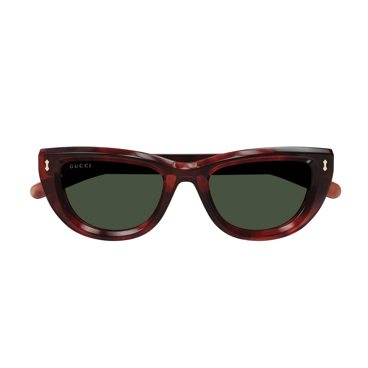Gucci GG1521S Linea Rivets 002 Marrone Acetate Occhiali Sole