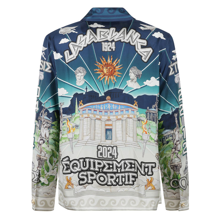 Le Temple Du Sport Printed Silk Shirt Non Definito Camicia