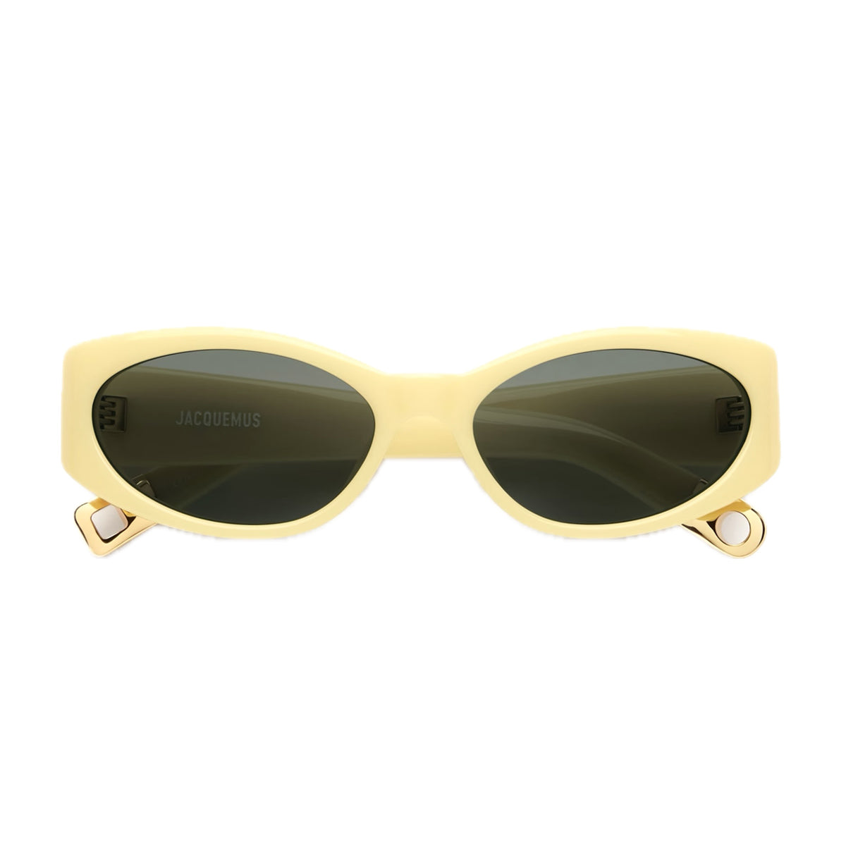 Jacquemus Les lunettes Ovalo JAC4 linea SCULPTURES C4 Yellow Giallo Acetate Occhiali Sole