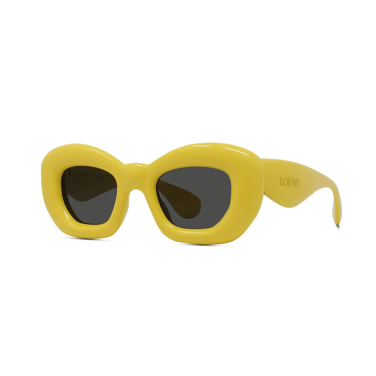 LW40117I INFLATED 39a yellow Giallo Nylon Occhiali Sole