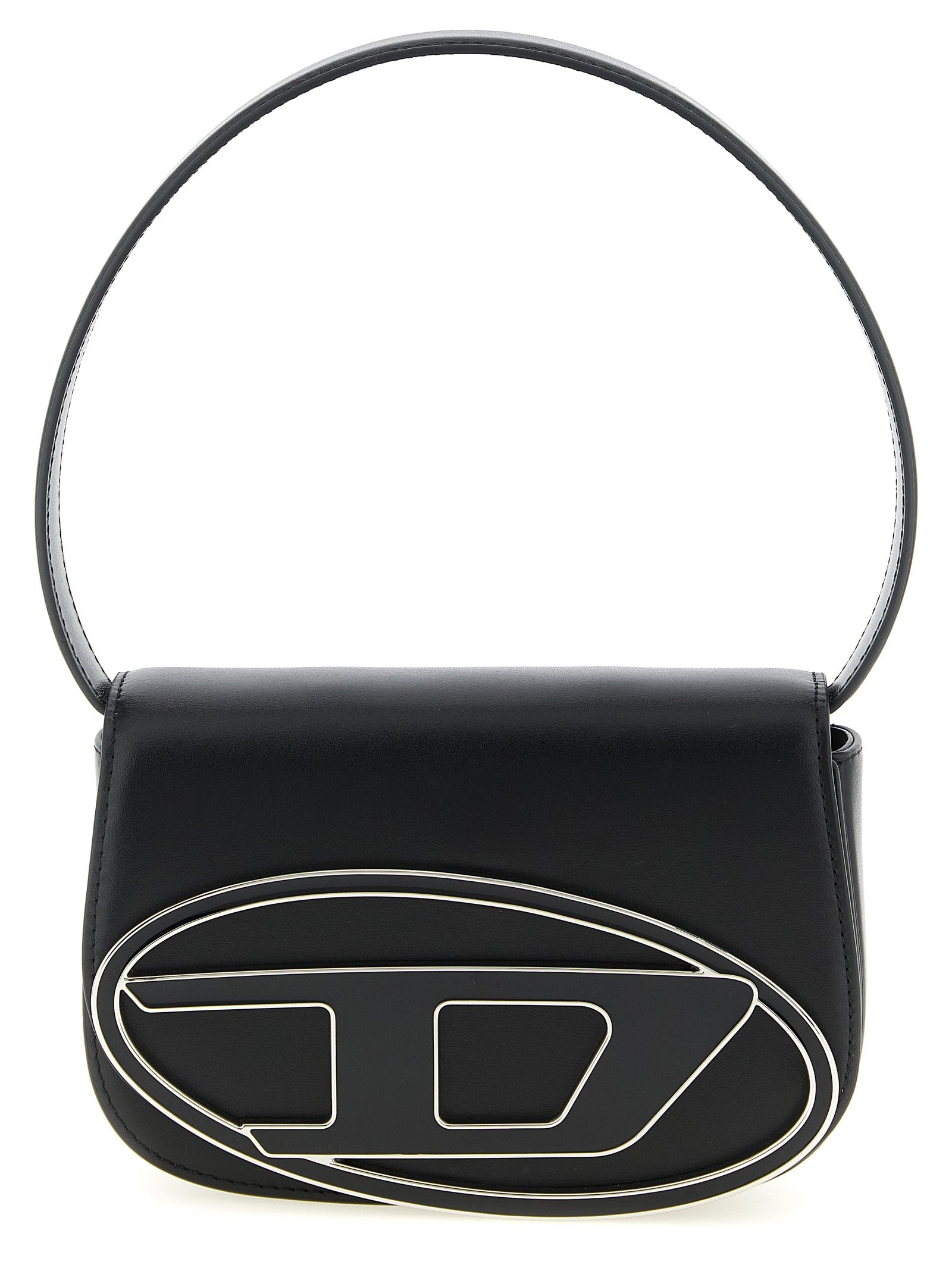 1dr Shoulder Bag Black Cowhide