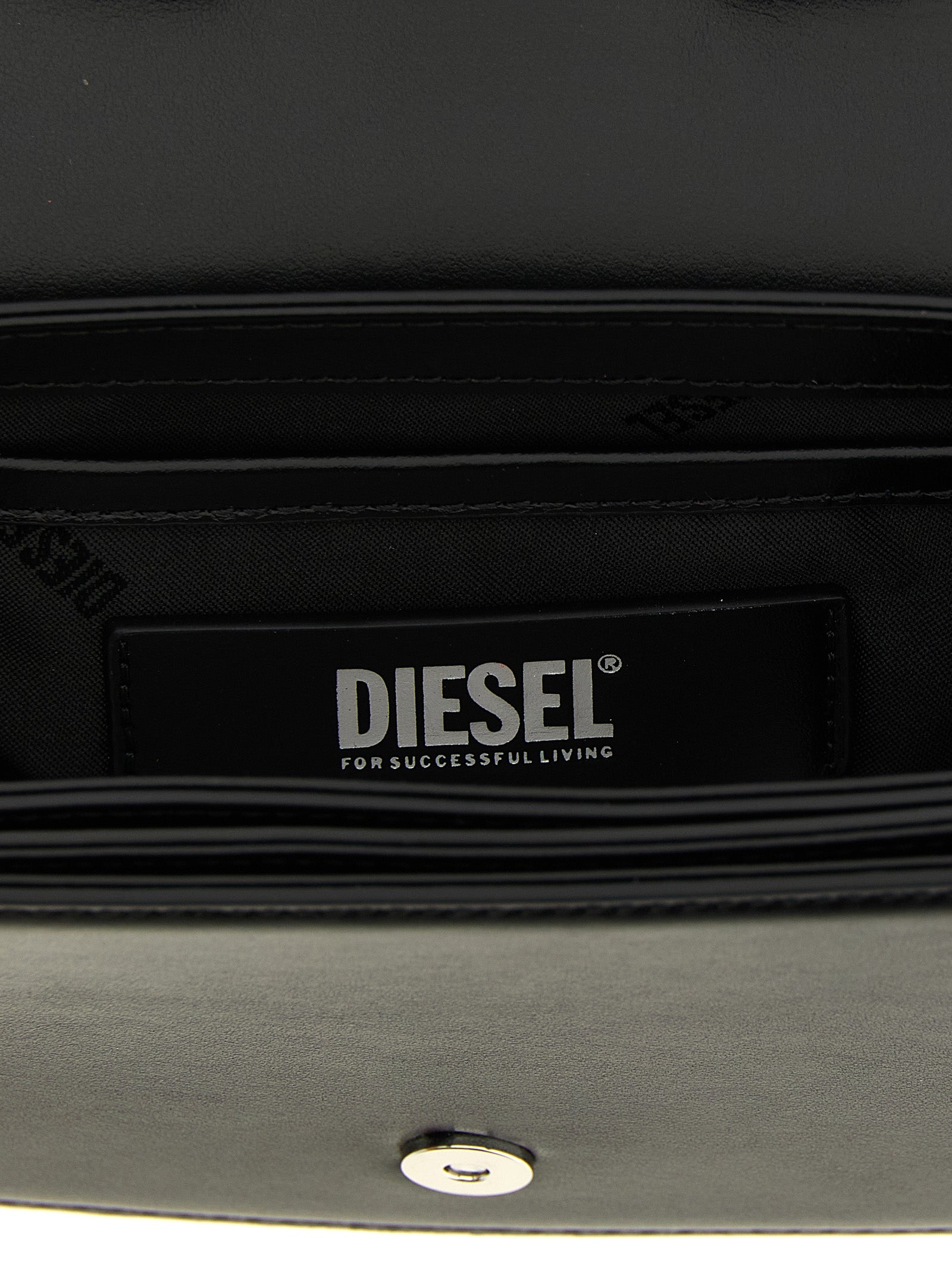 1dr Shoulder Bag Black Cowhide