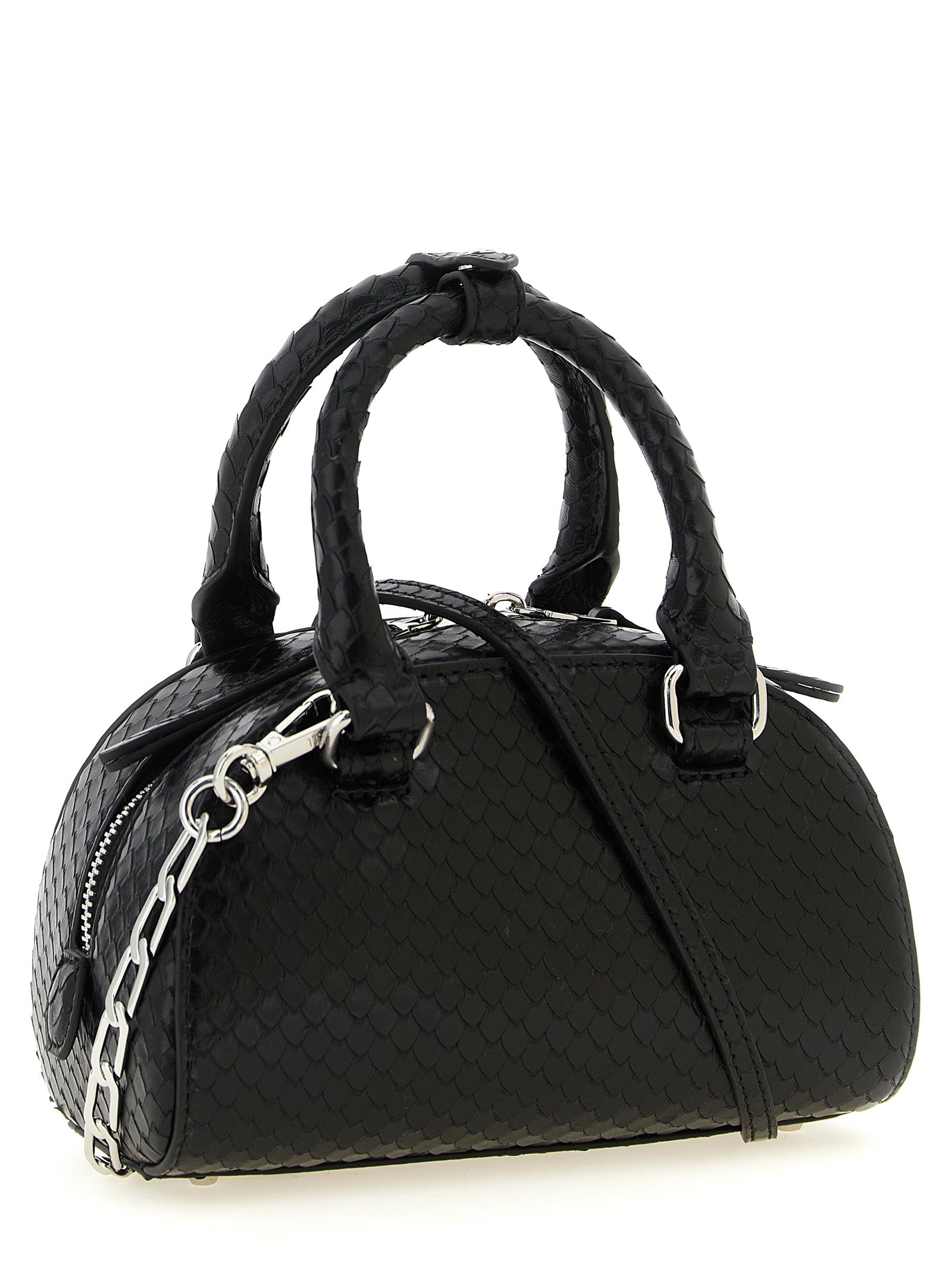 1DR Dome mini crossbody bag Black Pmu