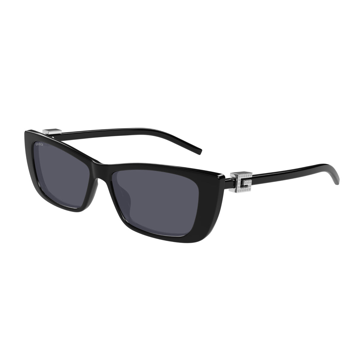 Gucci GG1681S Linea GG Logo 008 Black Gray Nero Acetate Injected Occhiali Da Sole