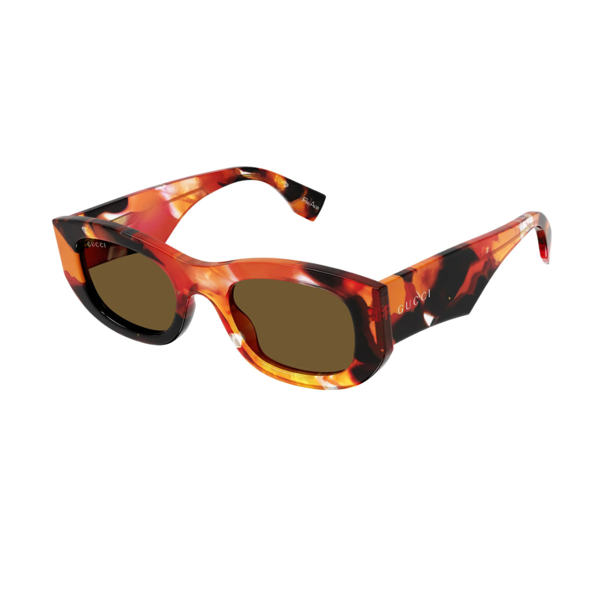 GG1627S Linea Lettering Arancione Recycled Acetate Occhiali Sole