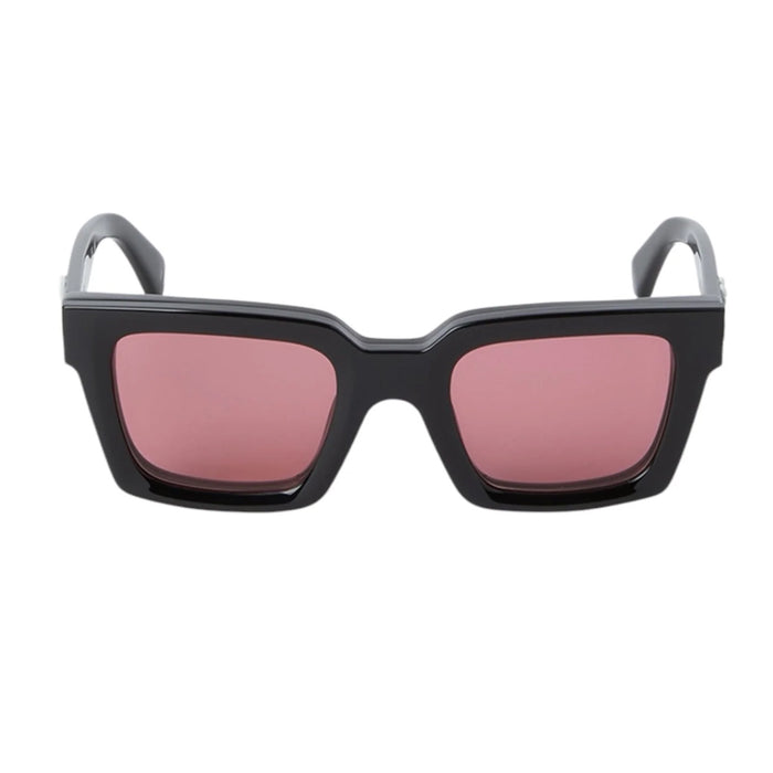 Off White OERI14C CLIP ON 1025 Black Red Nero Acetate Occhiali Da Vista