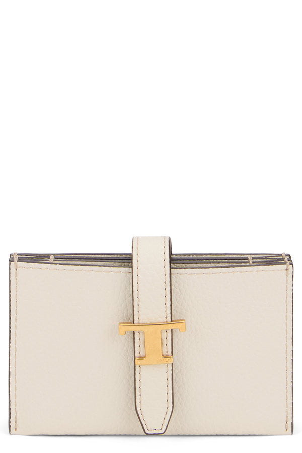 Leather Wallet Chalk White Calfskin & Purses